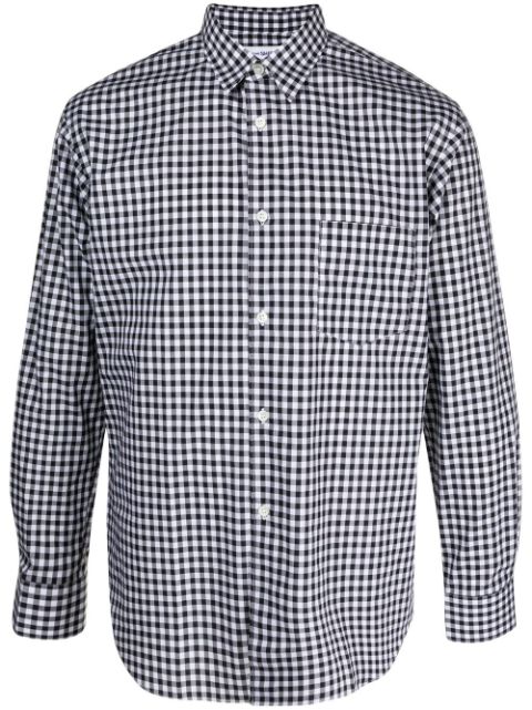 Comme Des Garcons Shirt check-print cotton shirt Men