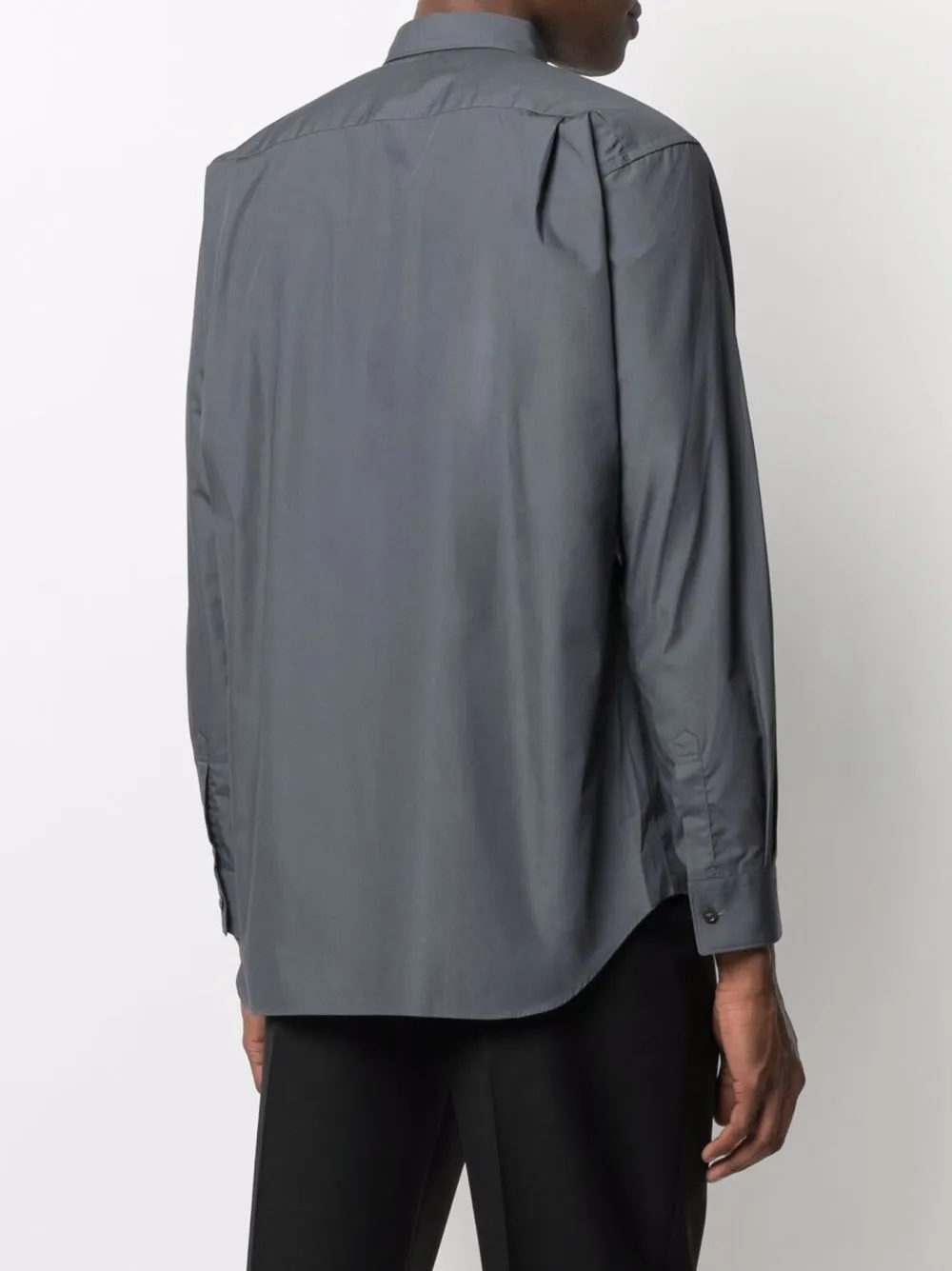 Comme Des Garçons Shirt Overhemd met puntkraag Grijs