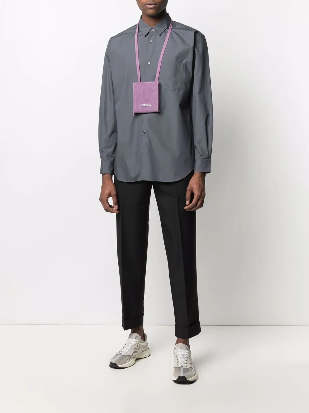 Comme Des Garçons Shirt Overhemd met puntkraag - Grijs