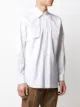 Comme Des Garçons Shirt textured double pocket shirt