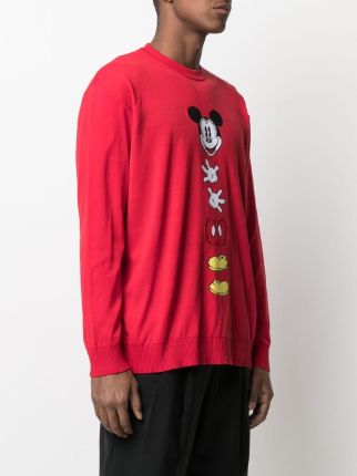 Mickey Mouse 嵌花针织毛衣展示图