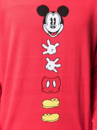 Mickey Mouse 嵌花针织毛衣展示图