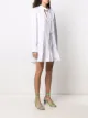 Rochas tie-neck tiered dress