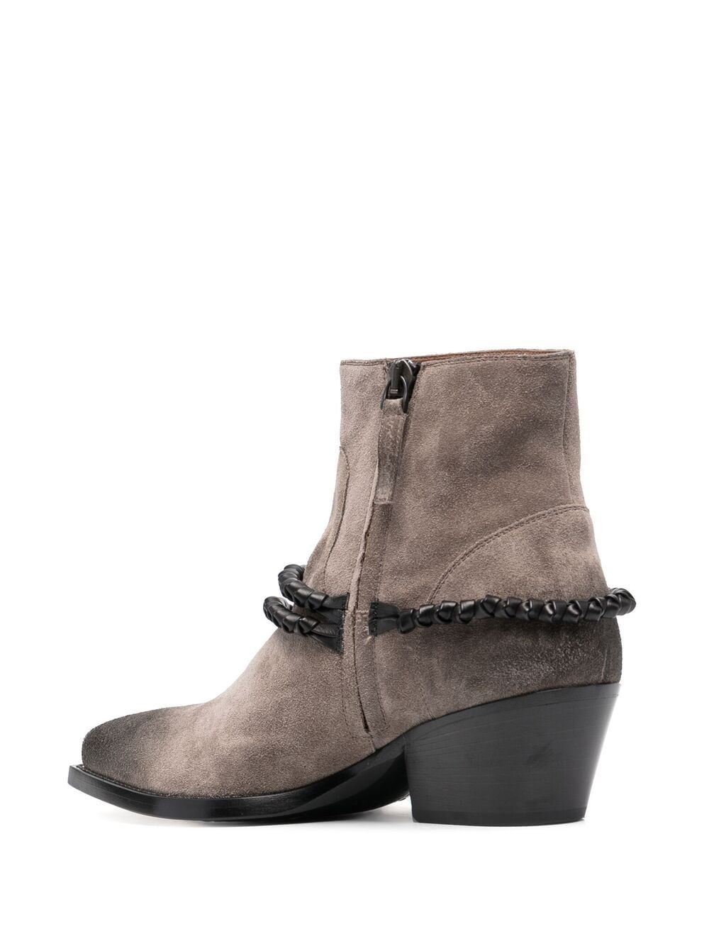 фото Sartore leather-trimmed ankle boots