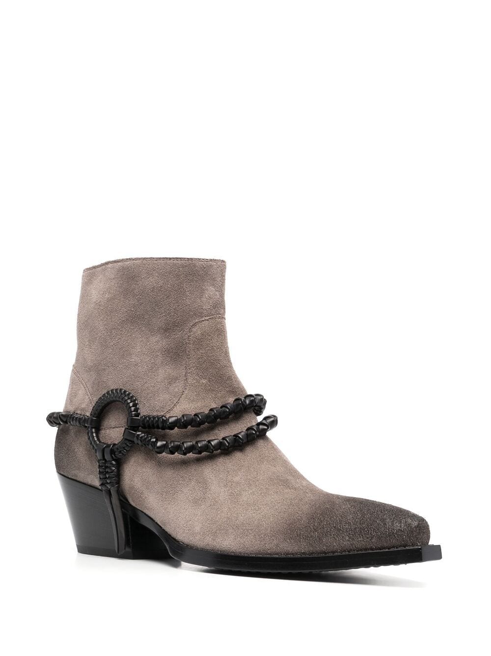 фото Sartore leather-trimmed ankle boots