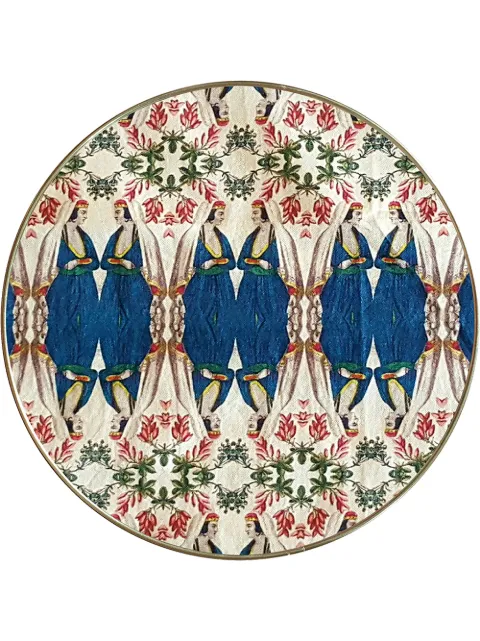 Les-Ottomans Patch NYC circular tray