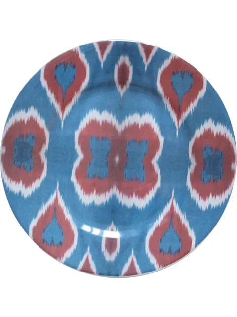 Les-Ottomans Ikat ceramic plate (28cm)
