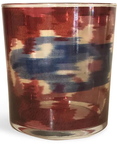 Les-Ottomans set de cuatro vasos con estampado ikat