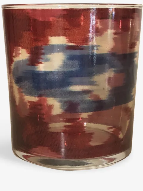 Les-Ottomans ikat-print four-glass set