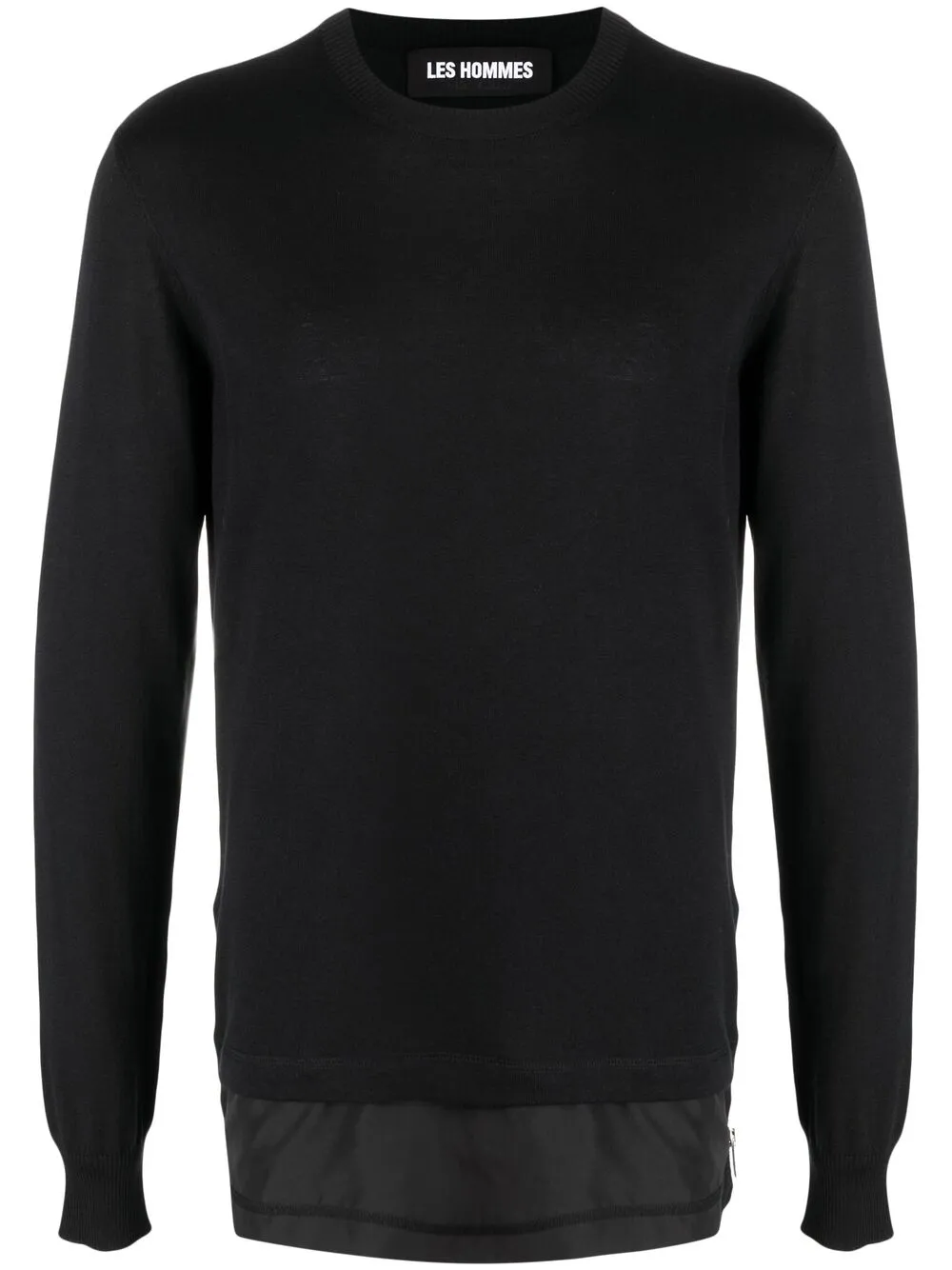 Les Hommes толстовка со вставкой