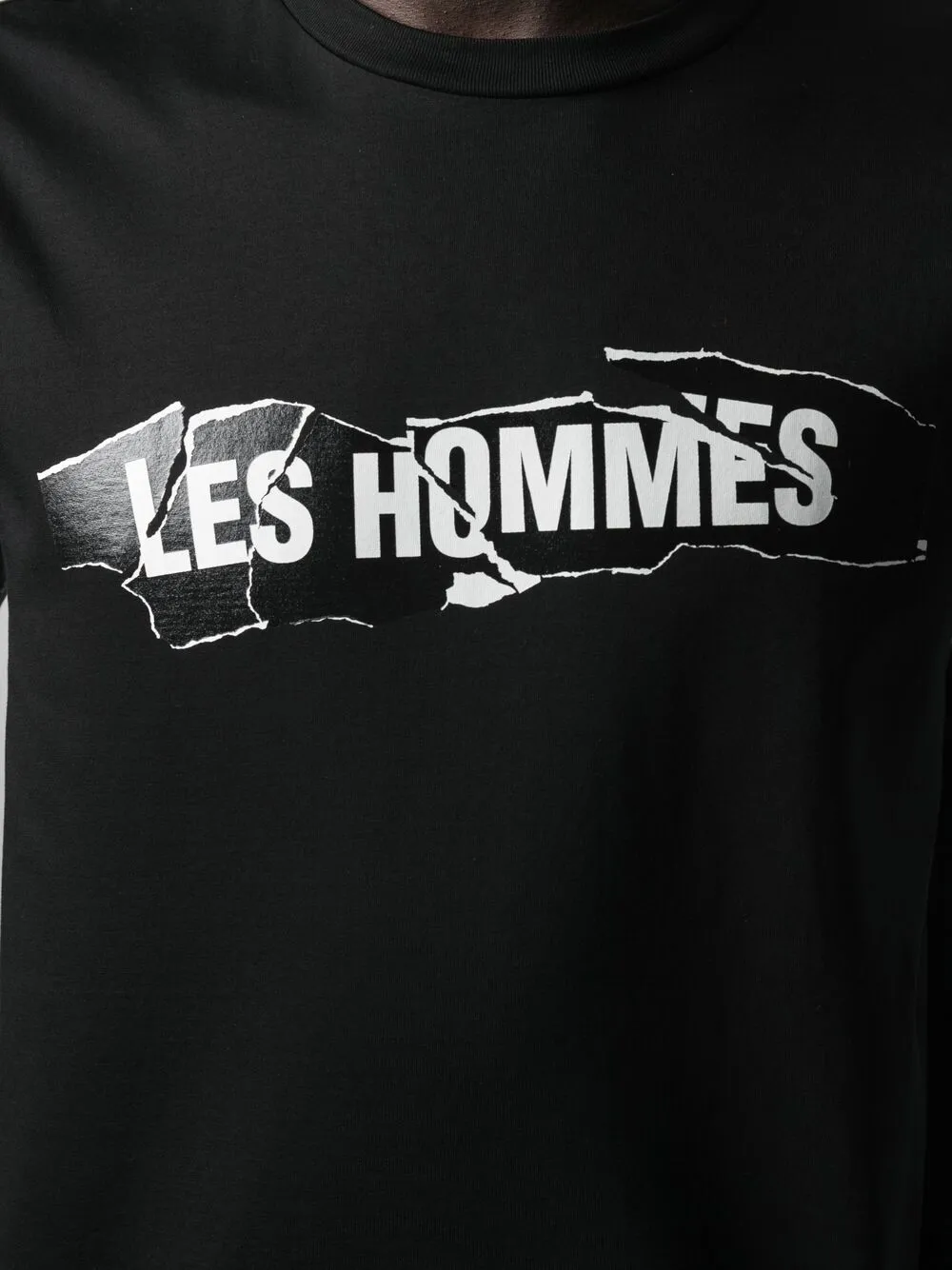 фото Les hommes футболка с логотипом