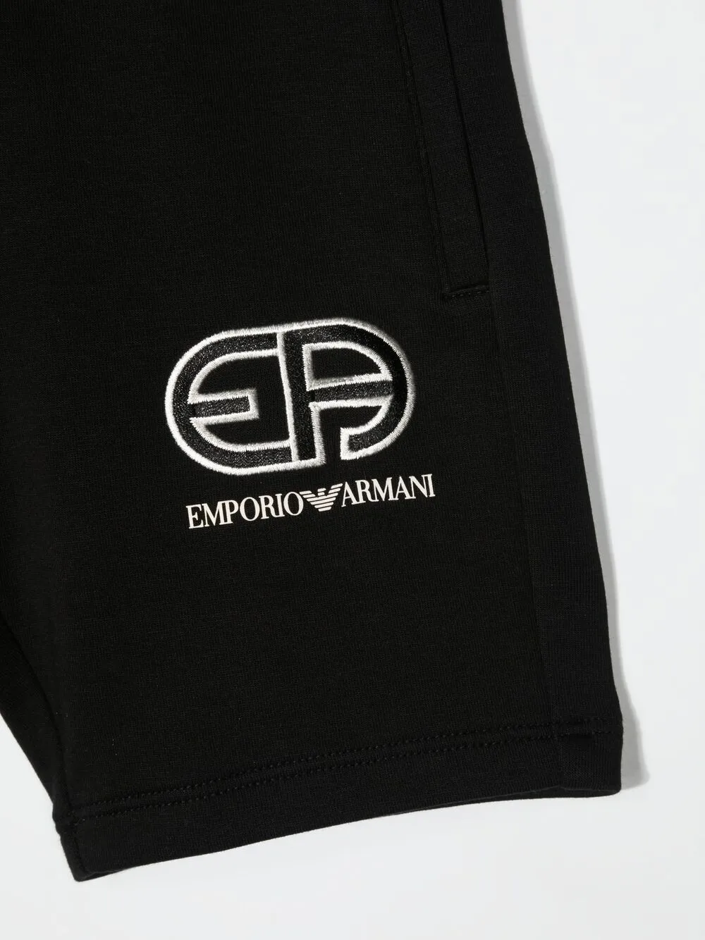 фото Emporio armani kids шорты с вышитым логотипом