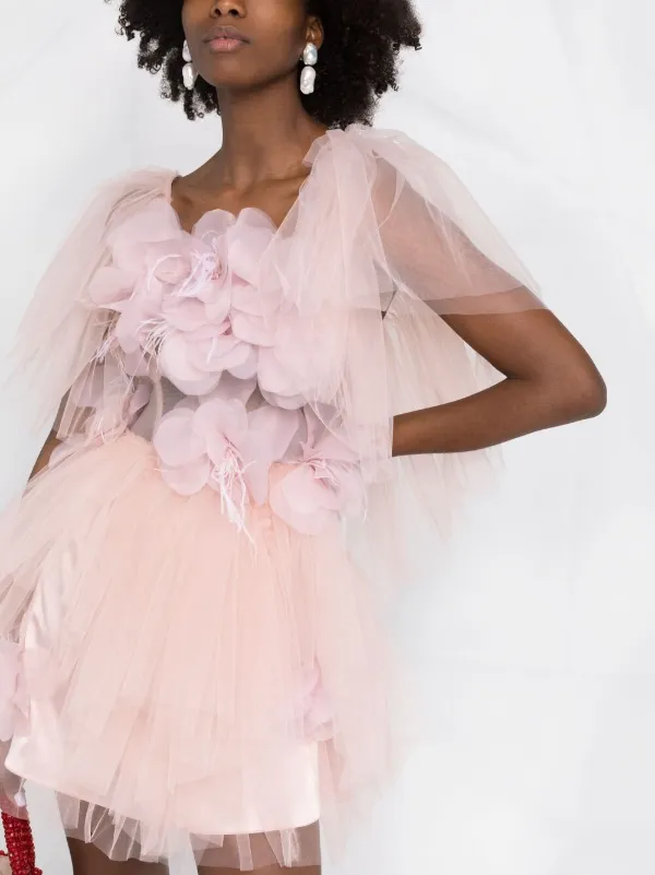 Loulou Tulle Mini Dress - Farfetch