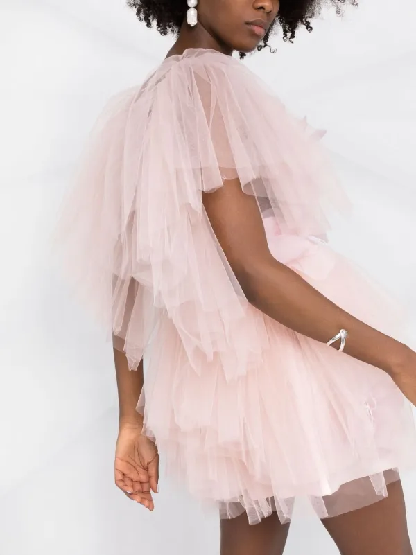 Loulou Tulle Mini Dress - Farfetch