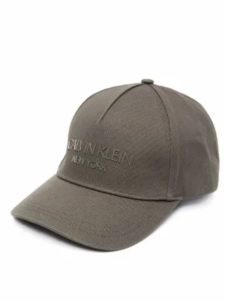 Calvin Klein logo-print Twill Baseball 