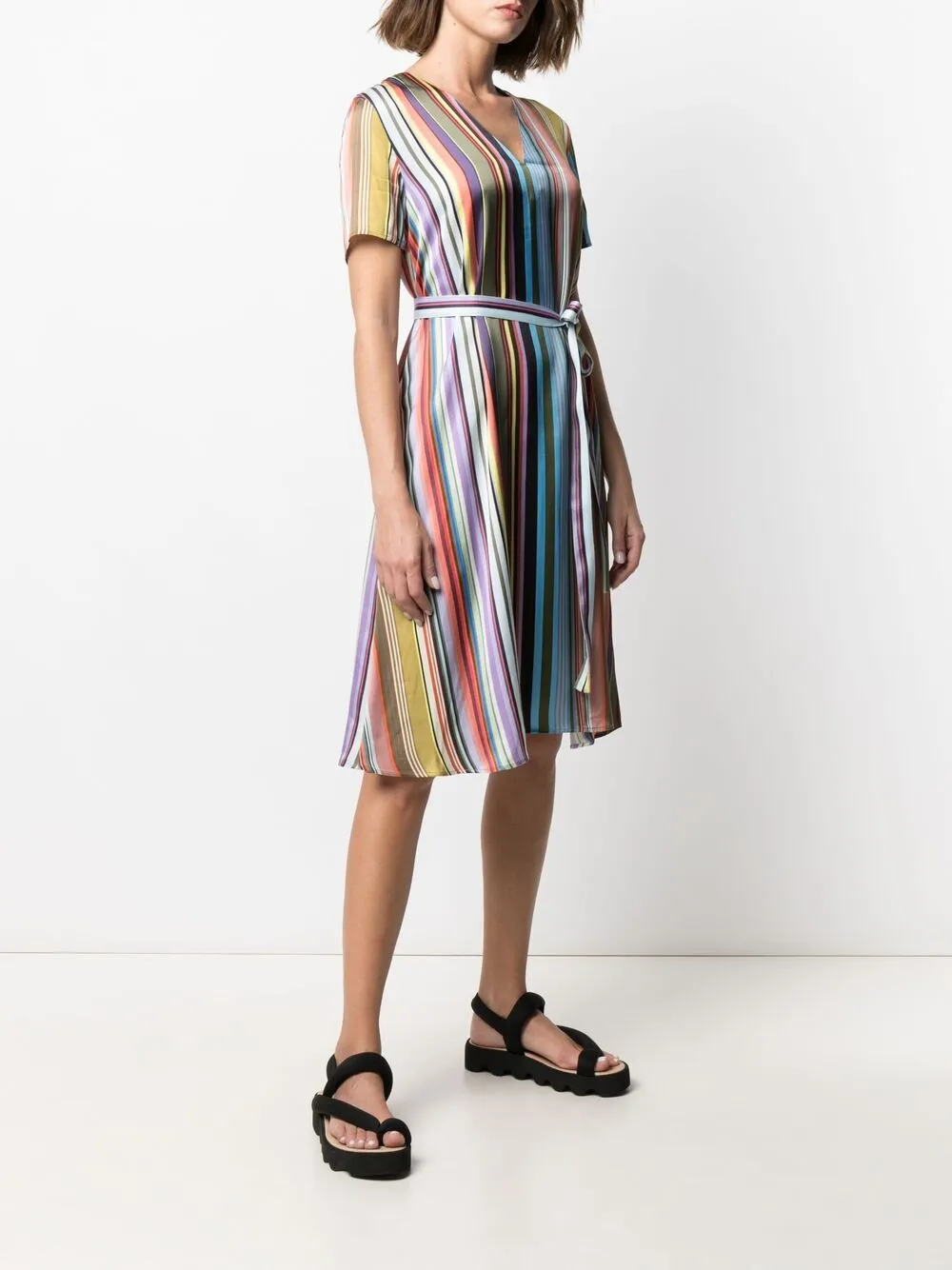 PS Paul Smith Gestreepte shiftjurk Blauw