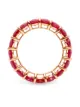Image 1 of SHAY 18kt rose gold oval ruby eternity band