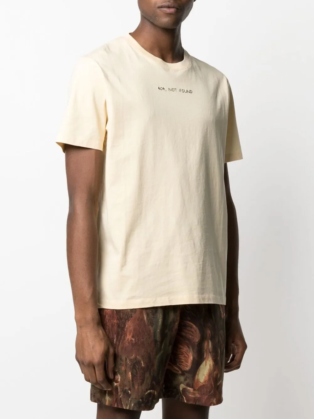 фото Maison labiche футболка с надписью not found