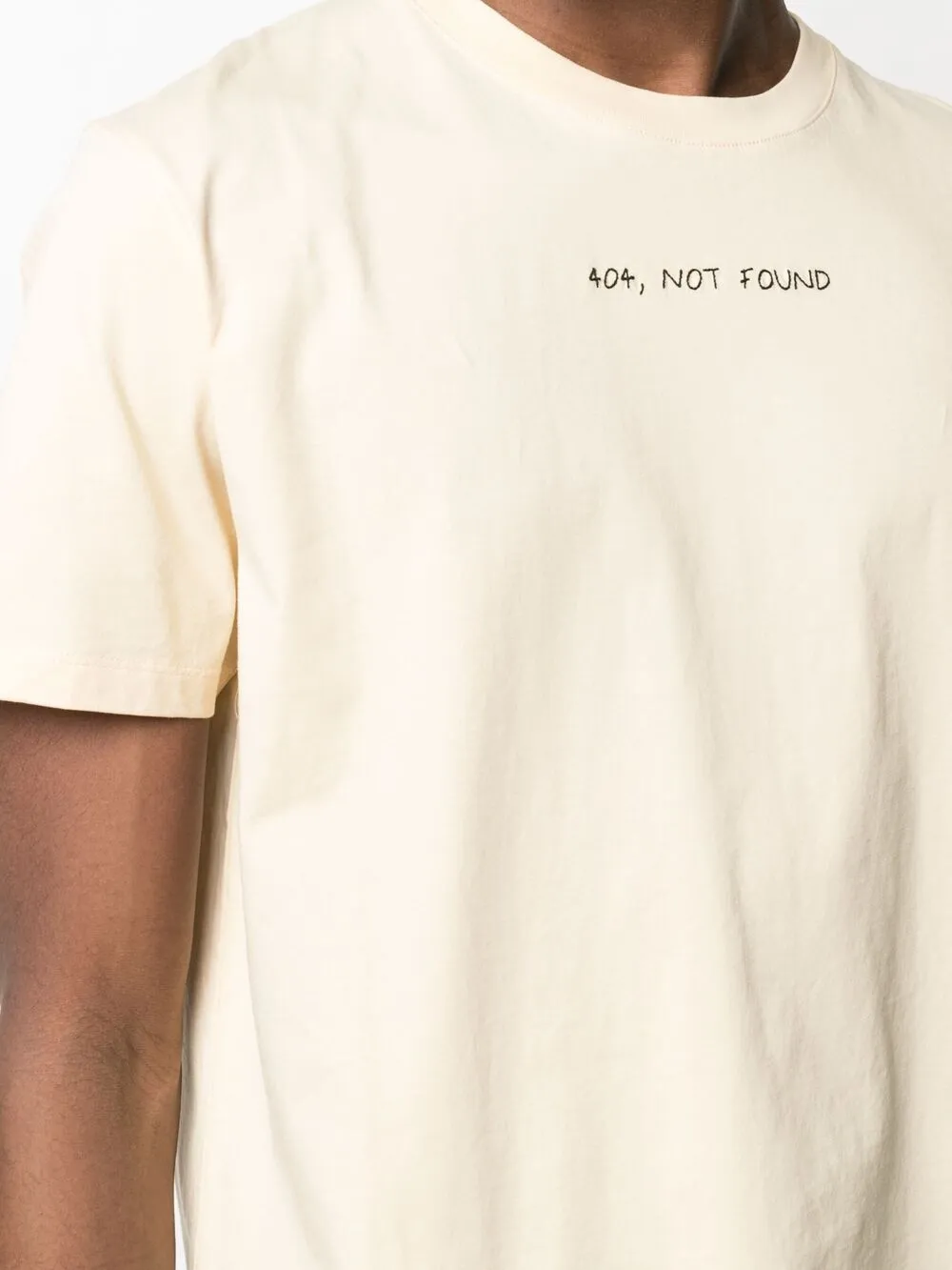 фото Maison labiche футболка с надписью not found