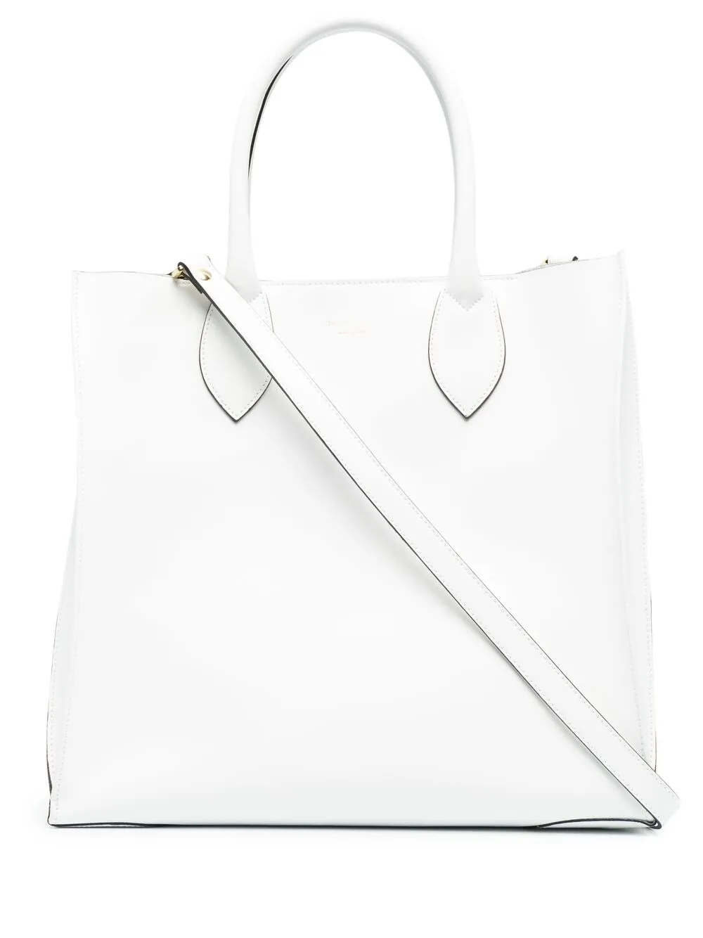 

Dee Ocleppo tote con sello logo - Blanco