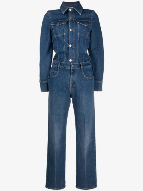 Stella McCartney vintage-wash denim jumpsuit