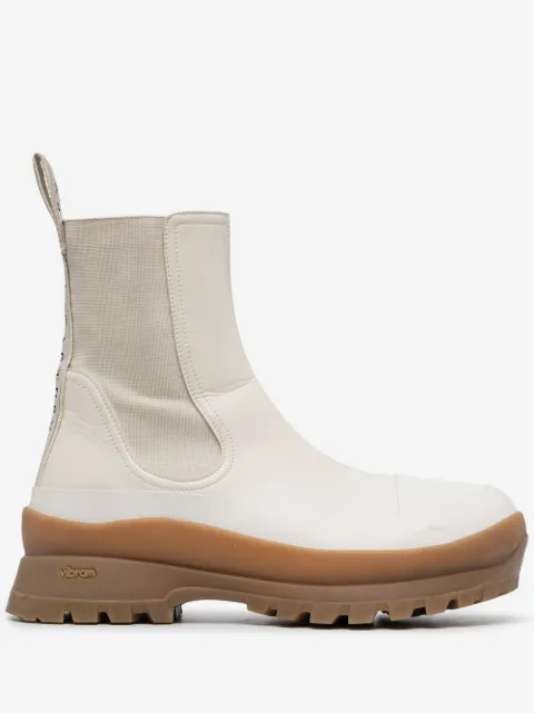 Stella McCartney bottines Trace à logo imprimé