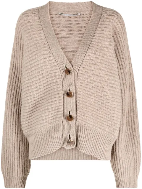Stella McCartney Rib-Knit Cardigan - Neutrals