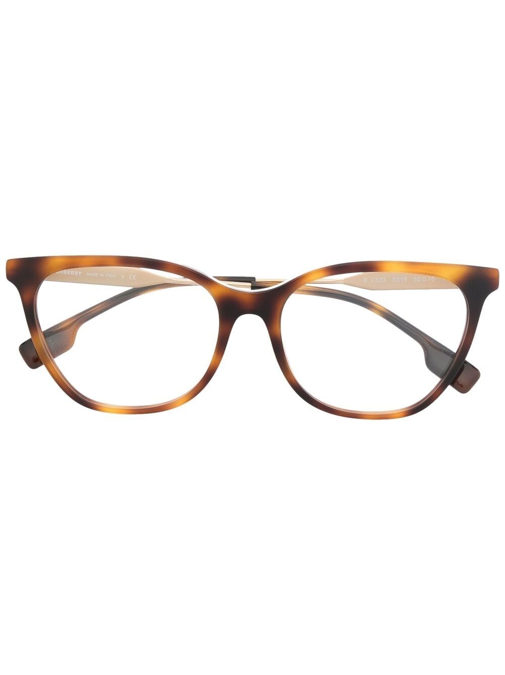 фото Burberry eyewear очки в квадратной оправе черепаховой расцветки