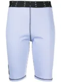 MCQ stitched cycling shorts - Purple