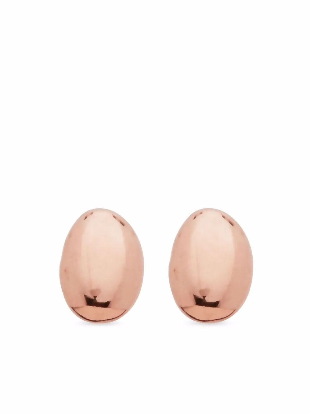 

Monica Vinader mini Nura nugget stud earrings - Pink