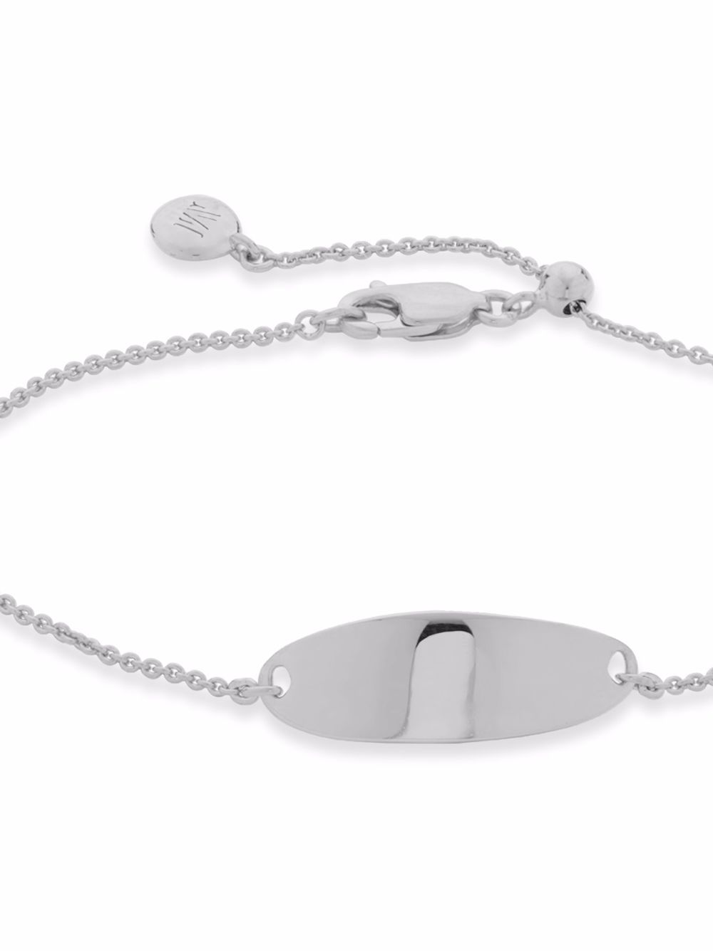 Shop Monica Vinader Tiny Nura Fine Chain Bracelet In Silber