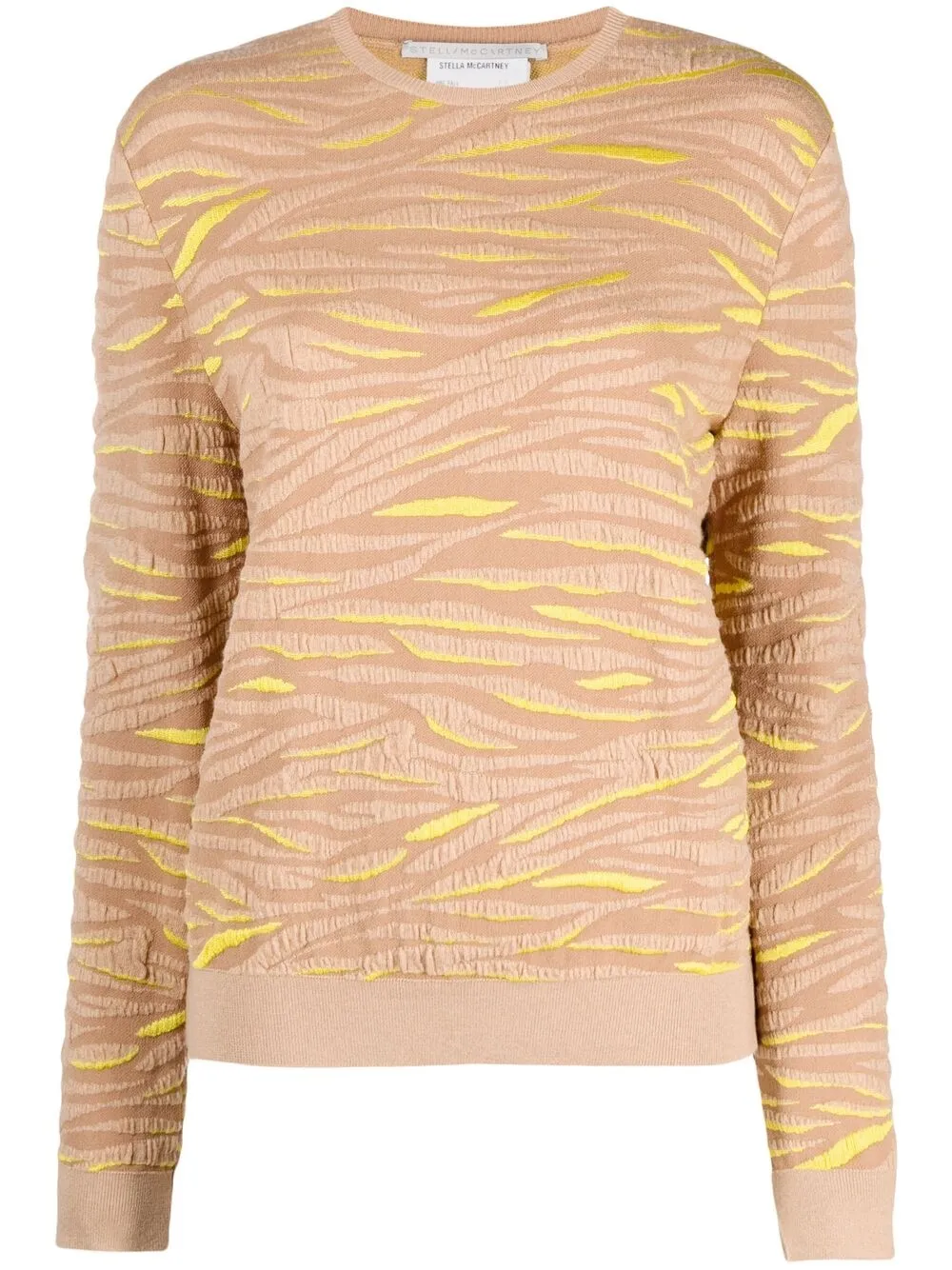Stella McCartney animal pattern knitted jumper