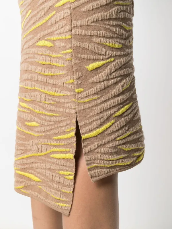 ステラマッカトニー　ニットスカート Stella McCartney ステラ・マッカートニー パターン ニット