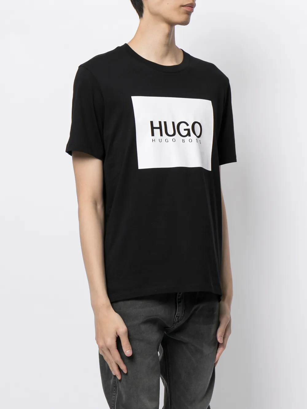 фото Hugo футболка с логотипом