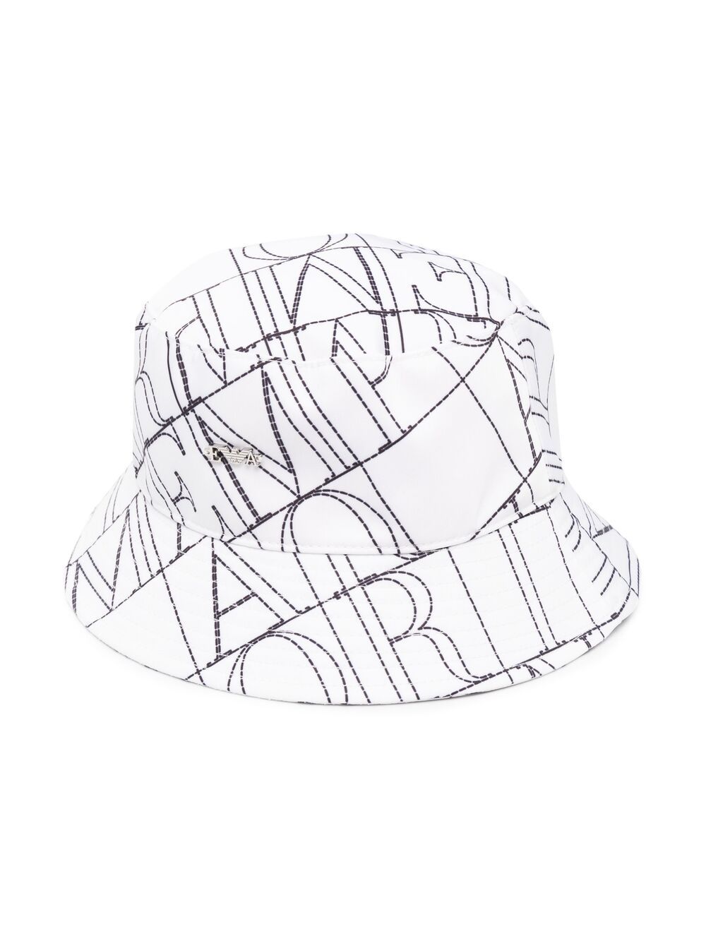 Emporio Armani Babies' Logo-print Bucket Hat In White