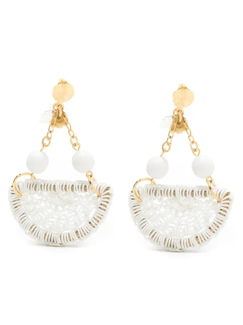 Amir Slama crochet earrings