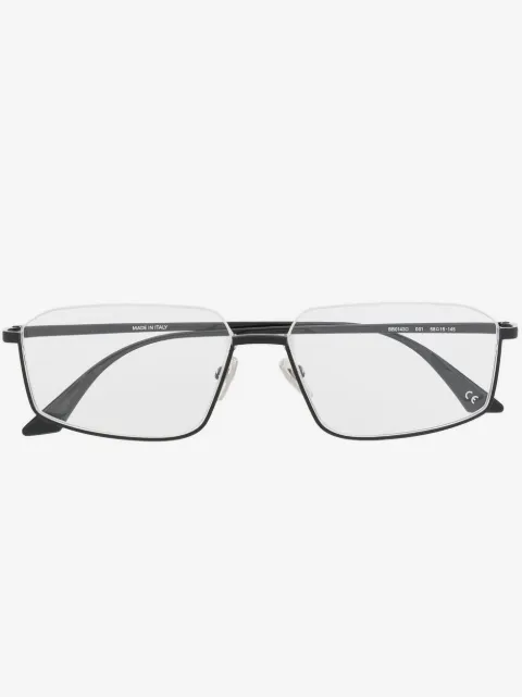 Balenciaga Eyewear rectangle-frame clear glasses