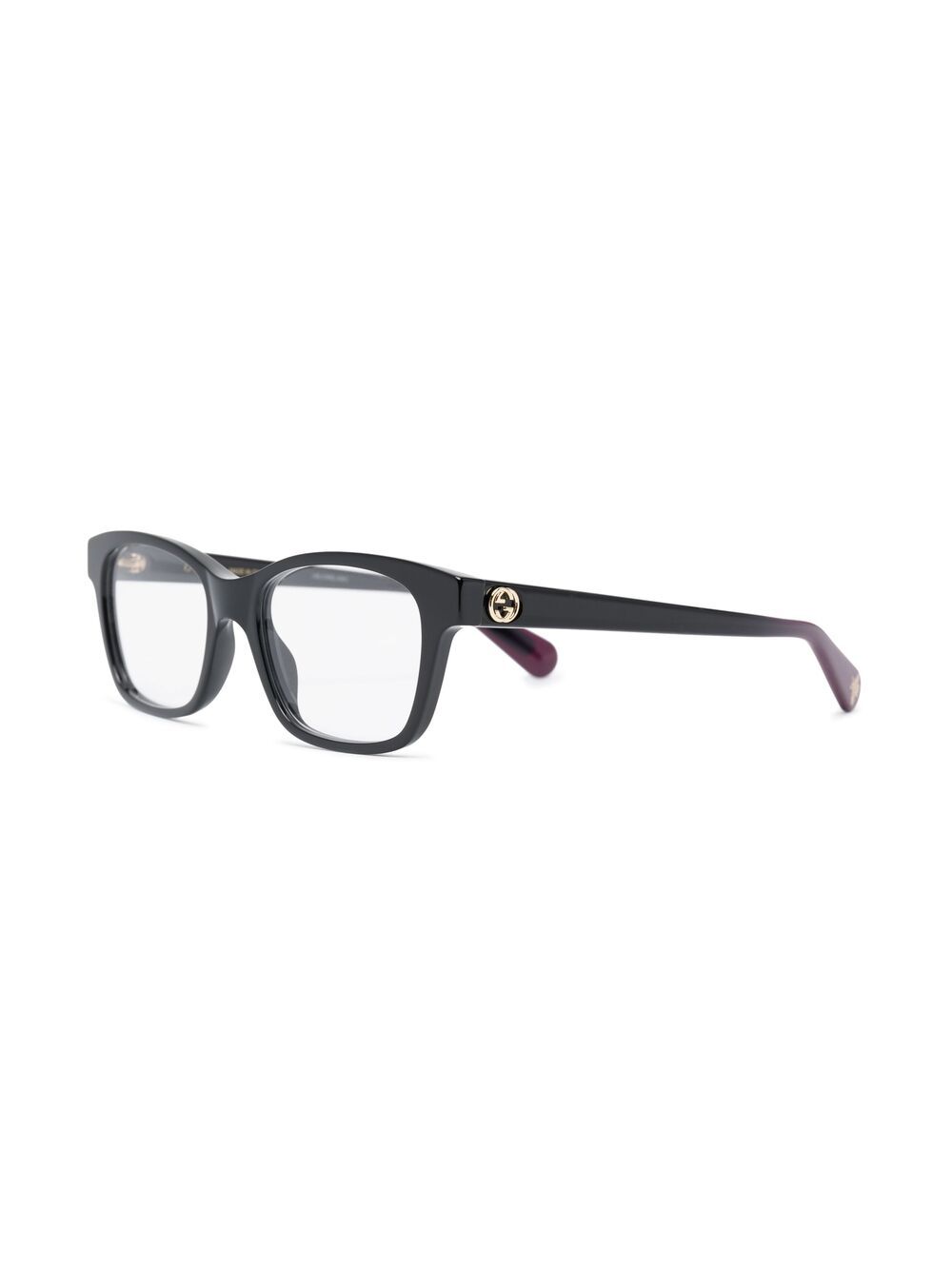 фото Gucci eyewear очки в квадратной оправе с логотипом gg