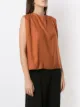 Osklen Blusa amarração Palha decote