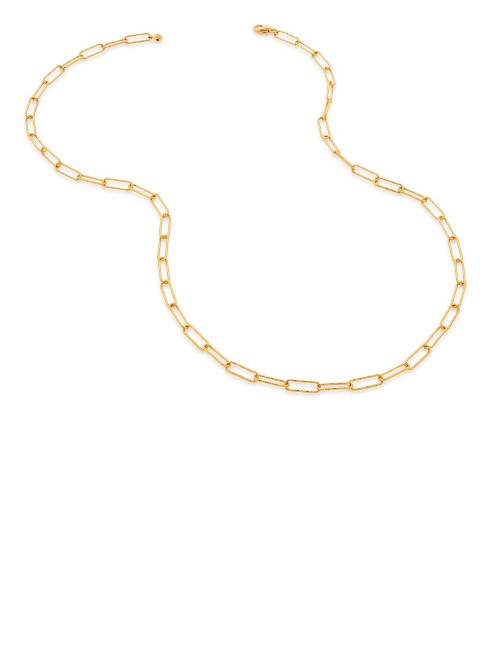 Image 1 of Monica Vinader Alta textured chain necklace