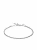 Monica Vinader Heirloom woven fine chain bracelet - Silver