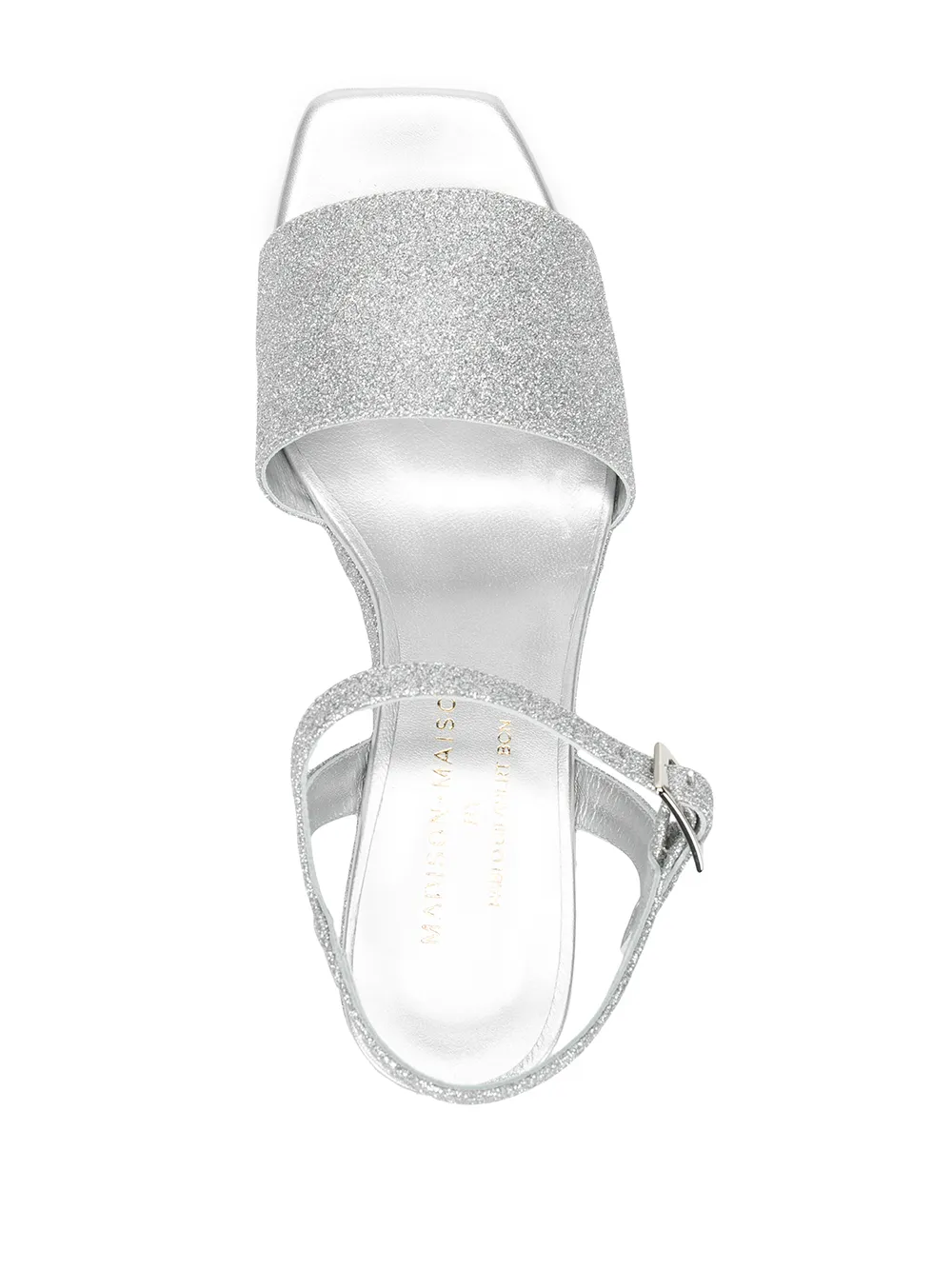 фото Madison.maison сандалии на платформе с блестками