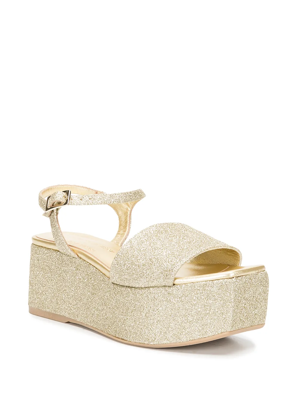 фото Madison.maison сандалии на платформе с блестками
