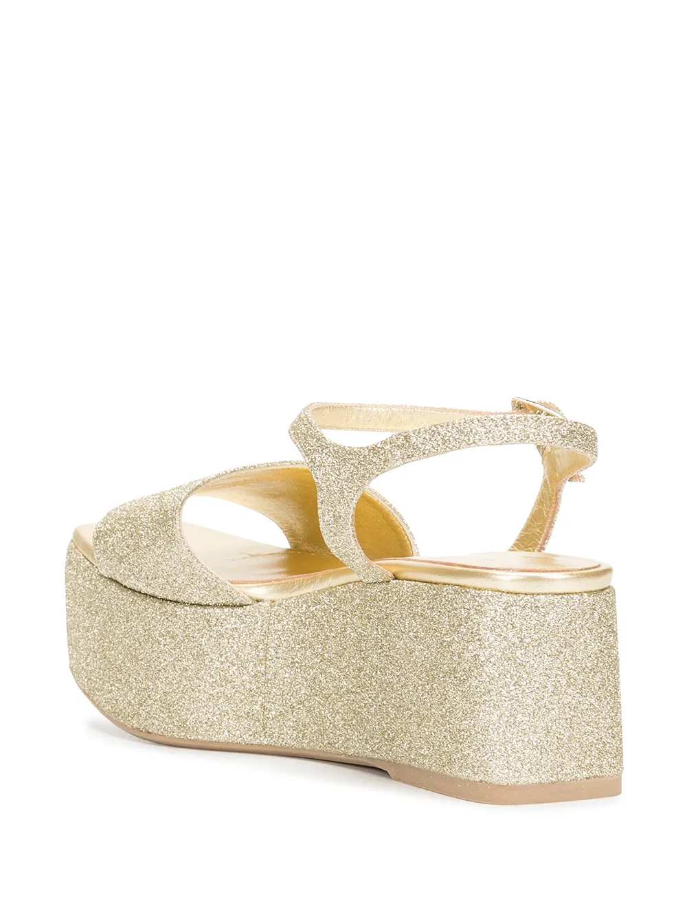 фото Madison.maison сандалии на платформе с блестками