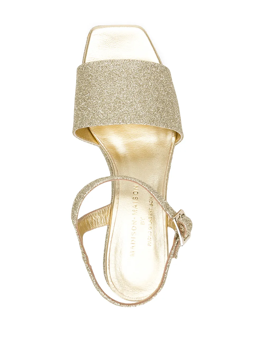 фото Madison.maison сандалии на платформе с блестками