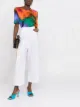 Image 2 of Golden Goose rhinestone-embellished cropped jeans