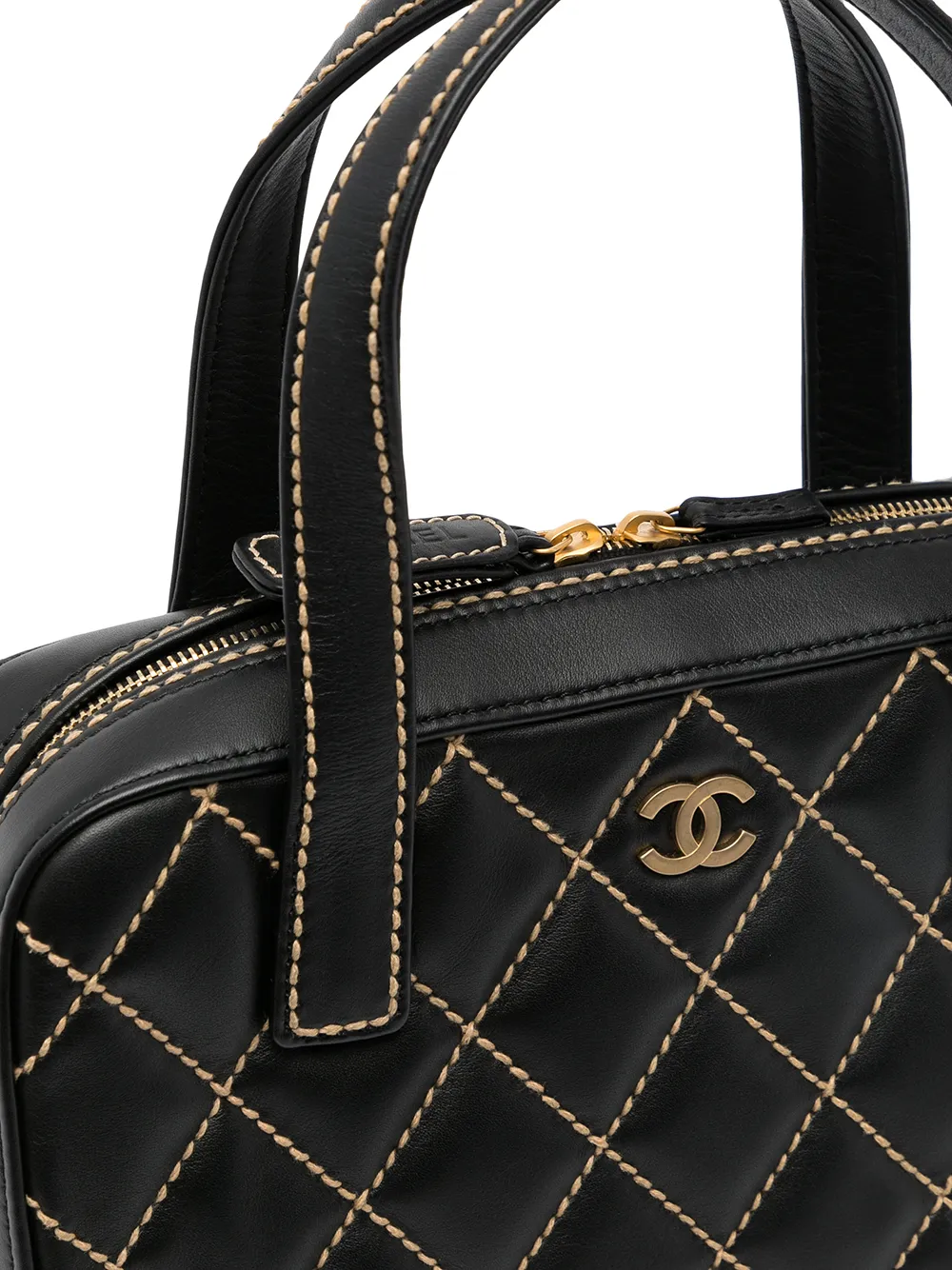 фото Chanel pre-owned сумка-тоут wild stitch 2005-го года