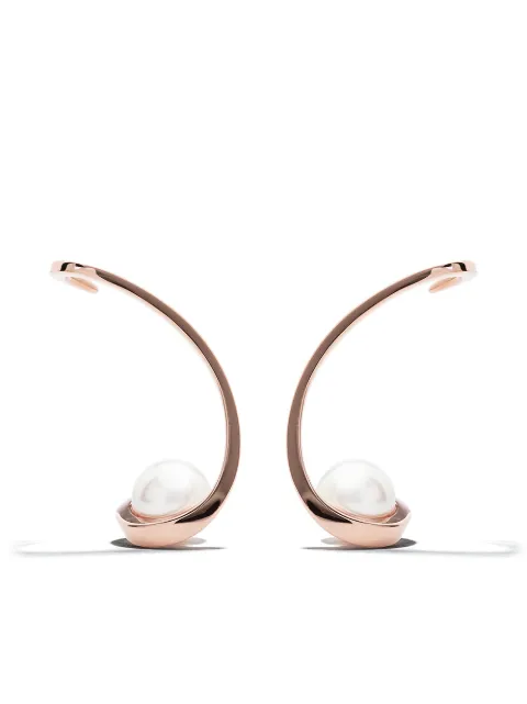 TASAKI 18kt yellow and rose gold TASAKI Atelier Aurora Akoya pearl earrings
