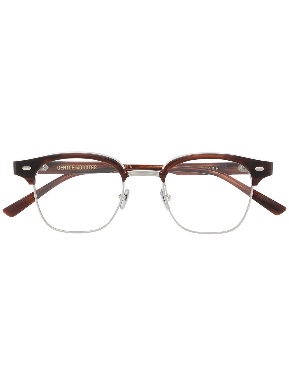 Gentle Monster Roke B4 Square-frame Glasses In Brown