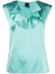 Image 1 of Pinko silk-blend ruffle top
